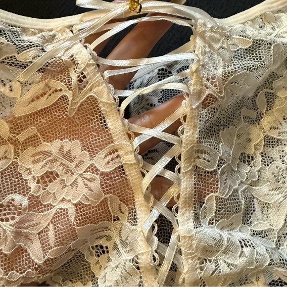 Frederick’s of Hollywood lace up front tanga - Picture 6 of 8